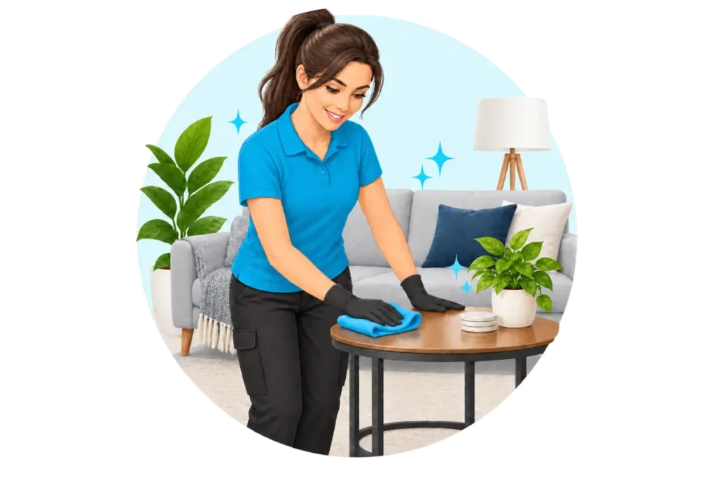 Cleaning Doctor cleaner providing regular house cleaning in an Auckland home